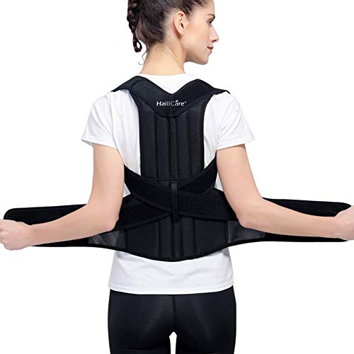HailiCare Posture Corrector for Men and Women, Upper Back Brace f...