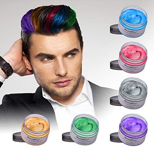 HailiCare Unisex Temporary Hair Dye Wax, Fashion DIY Hair Color W...