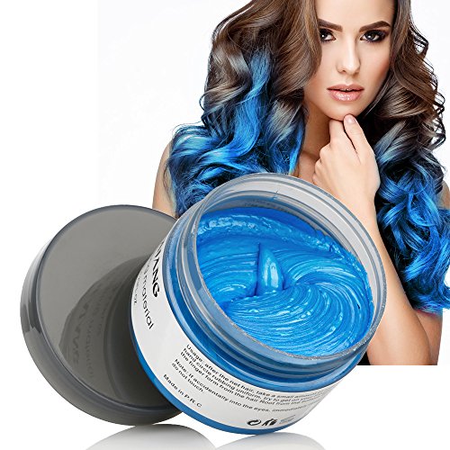Hair Color Wax Instant Hair Dye Wax, Temporary Hair Coloring Wax,...