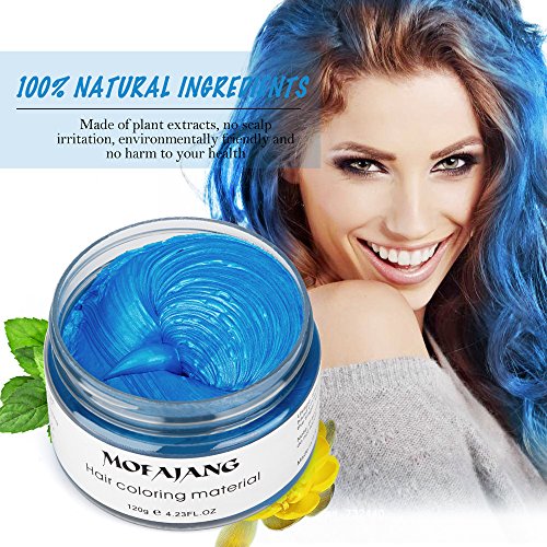 Hair Color Wax Instant Hair Dye Wax, Temporary Hair Coloring Wax,...