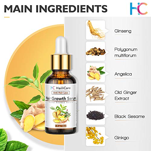 Hair Growth Serum, Ginger Hair Growth Oil, Anti Hair Loss Serum, ...