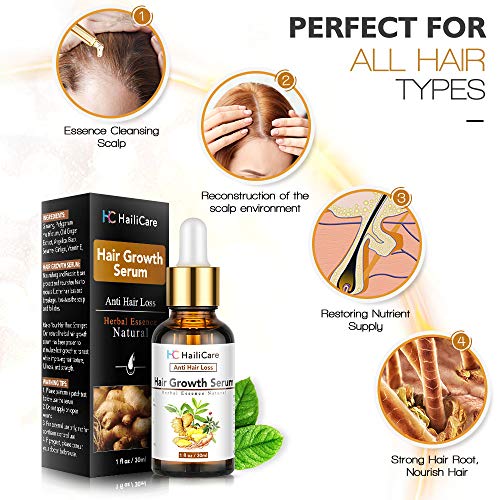Hair Growth Serum, Ginger Hair Growth Oil, Anti Hair Loss Serum, ...