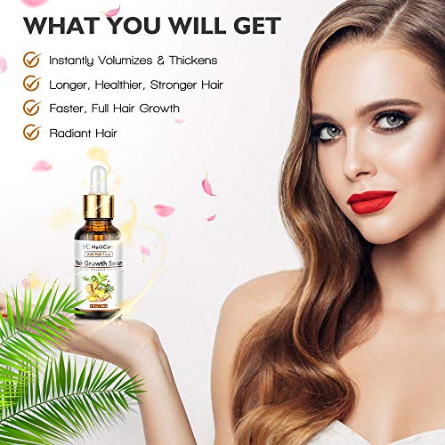 Hair Growth Serum, Ginger Hair Growth Oil, Anti Hair Loss Serum, ...