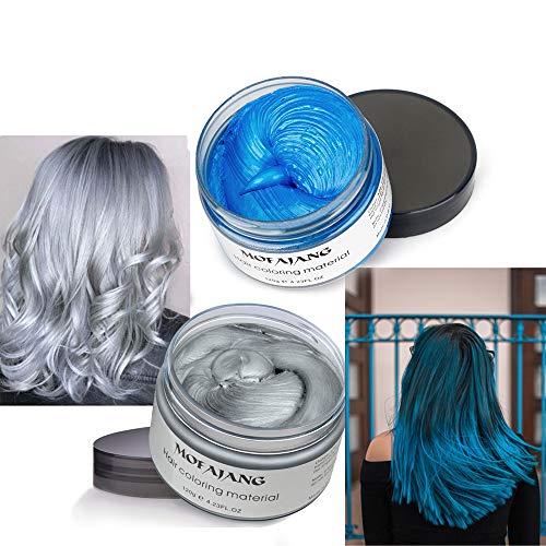 Temporary Hair Color Wax, 2 in 1 Hair Coloring Wax, Hairstyle Cre...