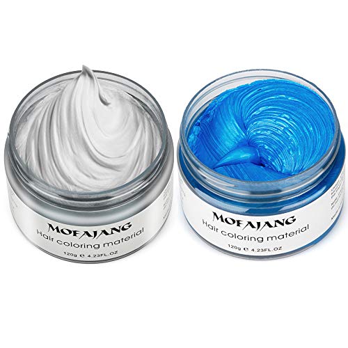 Temporary Hair Color Wax, 2 in 1 Hair Coloring Wax, Hairstyle Cre...