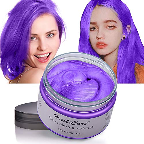 Temporary Hair Color Wax HailiCare 4 Colors in 1 Wash Out Hair Dy...