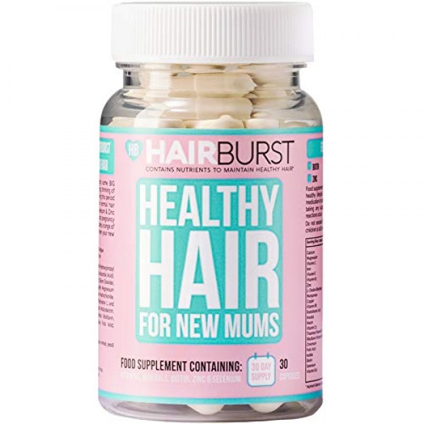 HAIRBURST Pregnancy Vitamins for Hair Growth - One Month Supply -...