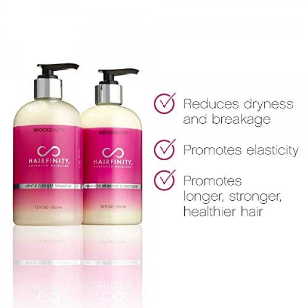 Hairfinity Cleanse and Condition Kit - Biotin Shampoo & Condition...