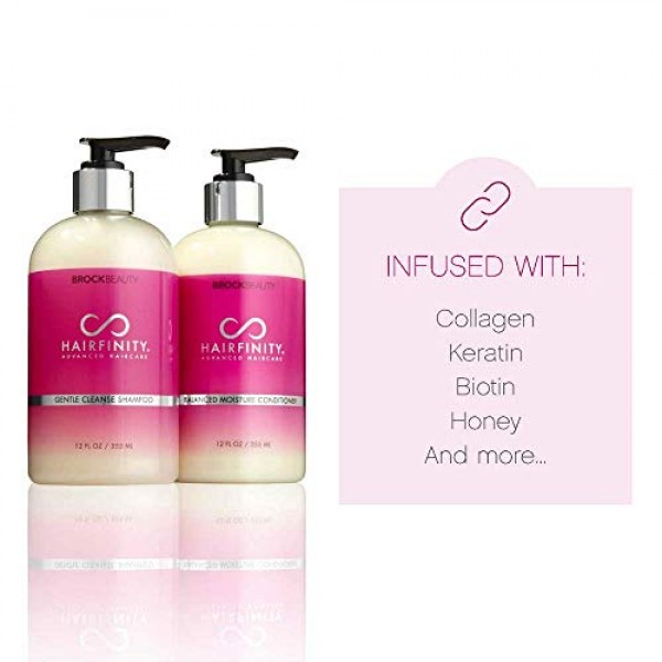 Hairfinity Cleanse and Condition Kit - Biotin Shampoo & Condition...