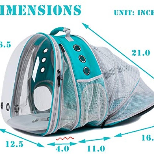 halinfer Expandable Front and Back Cat Backpack Carrier, Dual Exp...