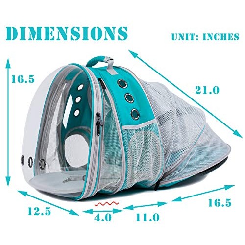 halinfer Expandable Front and Back Cat Backpack Carrier, Dual Exp...