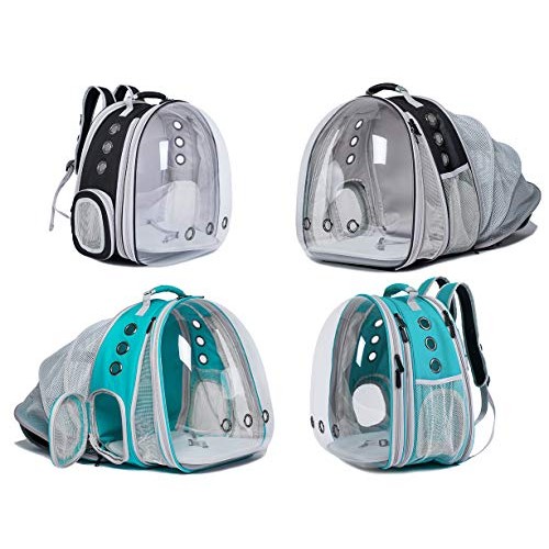 halinfer Expandable Front and Back Cat Backpack Carrier, Dual Exp...