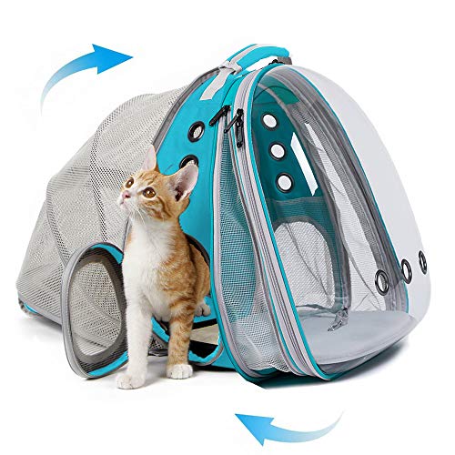 halinfer Expandable Front and Back Cat Backpack Carrier, Dual Exp...