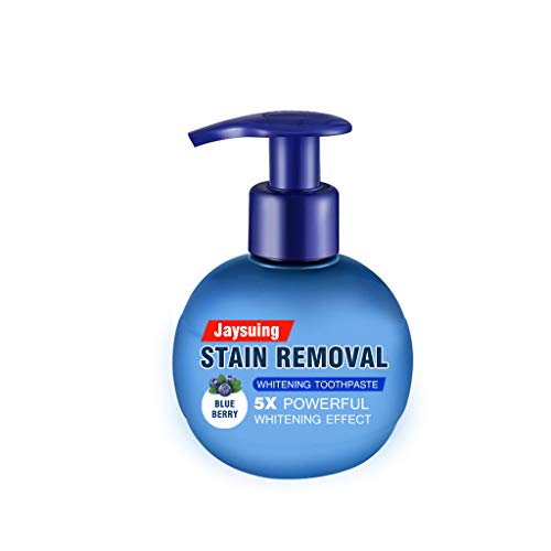 Haluoo Press Whitening Toothpaste,Baking Soda Intensive Stain Rem...
