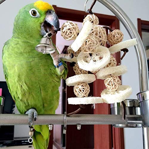 Bird Toys Foraging Star Bird Chew Toy Super Shredder Ball- Will K...