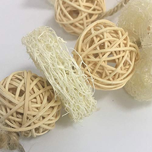 Bird Toys Foraging Star Bird Chew Toy Super Shredder Ball- Will K...