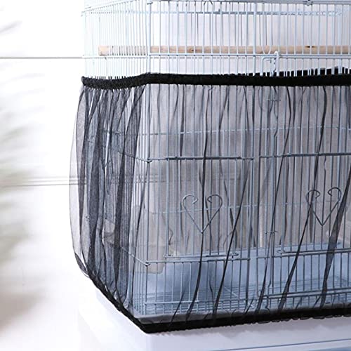 Hamiledyi Bird Cage Seed Catcher,Parrot Cage Skirt Nylon Mesh Net...