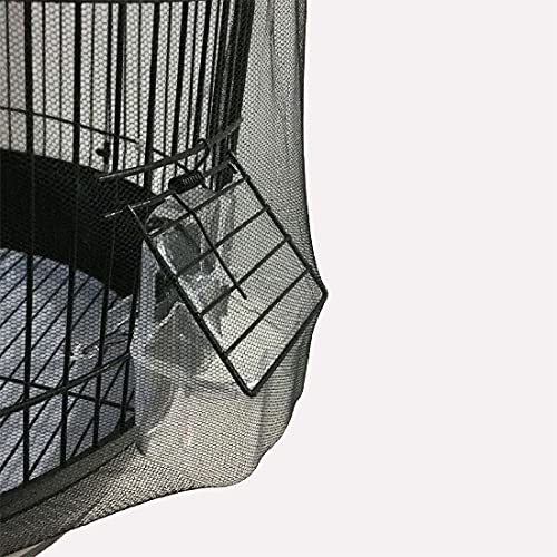 Hamiledyi Bird Cage Seed Catcher,Parrot Cage Skirt Nylon Mesh Net...