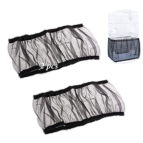 Hamiledyi Bird Cage Seed Catcher,Parrot Cage Skirt Nylon Mesh Net...