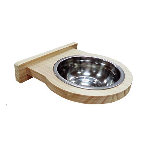 Hamiledyi Bird Feeding Bowl Stainless Steel-Clamp Holder Cage Bir...