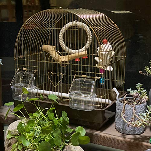 Hamiledyi Bird Perch Natural Wood Stand Bird Cage for Parrots Par...