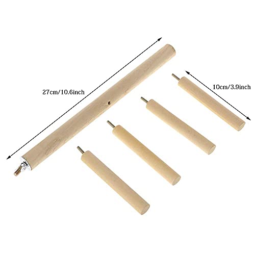 Hamiledyi Parakeet Perch,Bird Natural Wood Stand,Parrot Cage Top ...