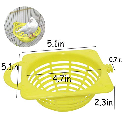Hamiledyi Parrot Feeder Cage Accessories Supplies Automatic Bird ...