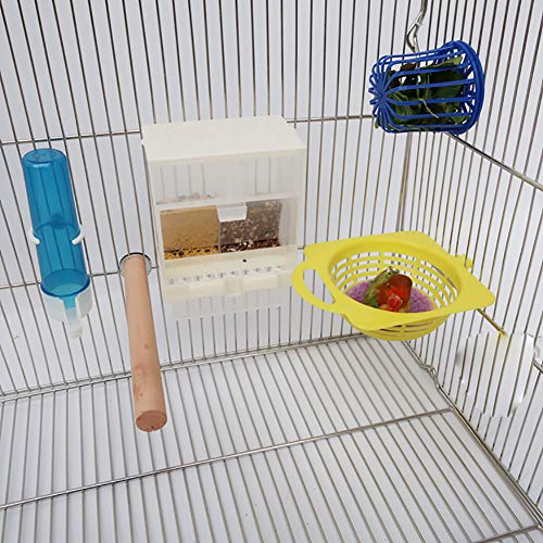 Hamiledyi Parrot Feeder Cage Accessories Supplies Automatic Bird ...