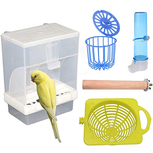 Hamiledyi Parrot Feeder Cage Accessories Supplies Automatic Bird ...