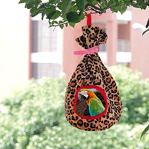 Hamiledyi Winter Warm Hanging Bird Nest House,Parrot Cage Hammock...