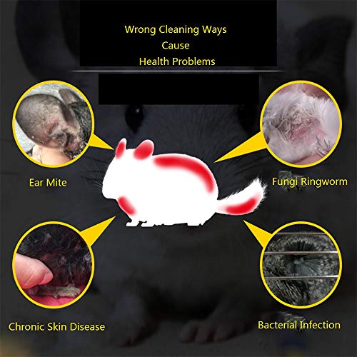 Hamster Bathing Sand,Gerbil Powder Grooming Sand for Tiny Friends...