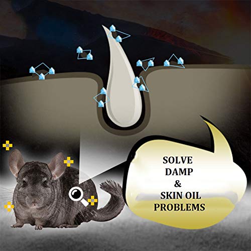 Hamster Bathing Sand,Gerbil Powder Grooming Sand for Tiny Friends...