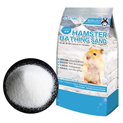 Hamster Bathing Sand,Gerbil Powder Grooming Sand for Tiny Friends...