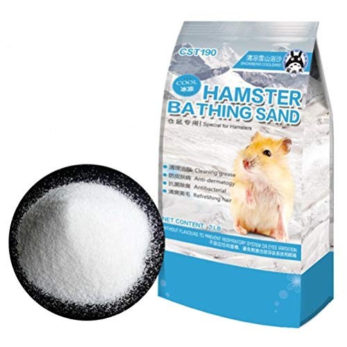 Hamster Bathing Sand,Gerbil Powder Grooming Sand for Tiny Friends...