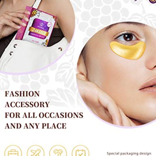 Retinol 24k Gold Under Eye Masks For Dark Circles And Puffiness A...