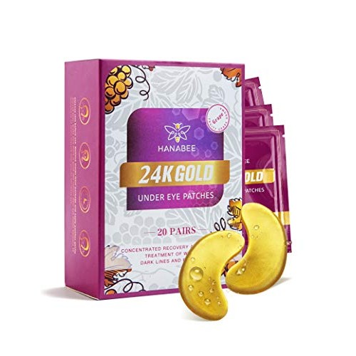 Retinol 24k Gold Under Eye Masks For Dark Circles And Puffiness A...