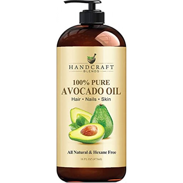Handcraft Avocado Oil 16 fl. oz - 100% Pure and Natural - Hair Oi...