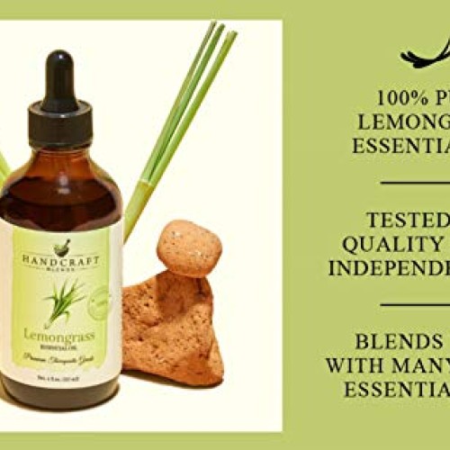 Handcraft Lemongrass Essential Oil - 100% Pure and Natural - Prem...