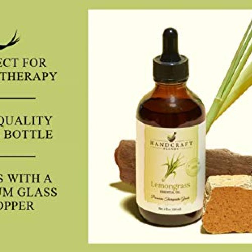 Handcraft Lemongrass Essential Oil - 100% Pure and Natural - Prem...