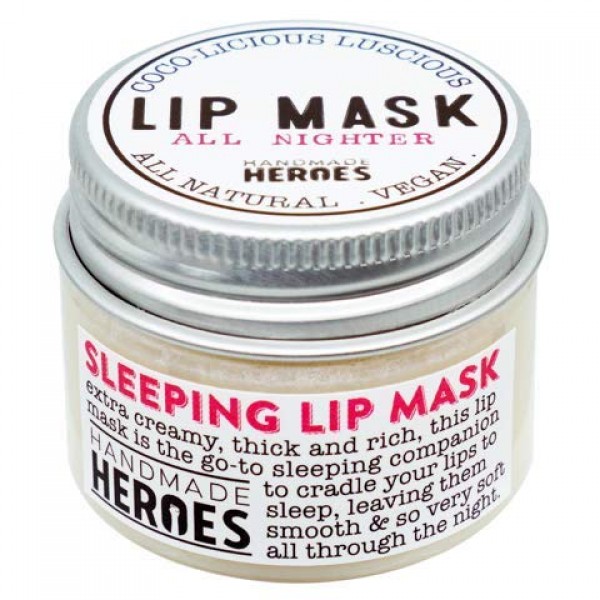 100% Natural Vegan Sleeping Lip Mask, Overnight Lip Moisturizer a...