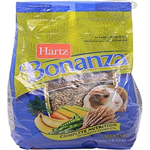 Hartz Bonanza Health & Vitality Blend Guinea Pig Food - 4Lb - 327...