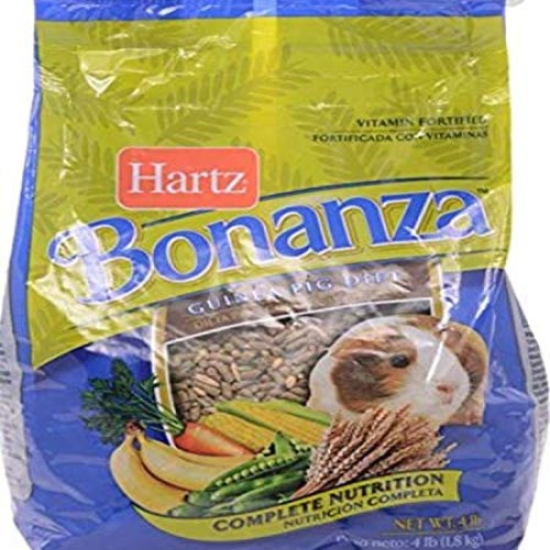 Hartz Bonanza Health & Vitality Blend Guinea Pig Food - 4Lb - 327...