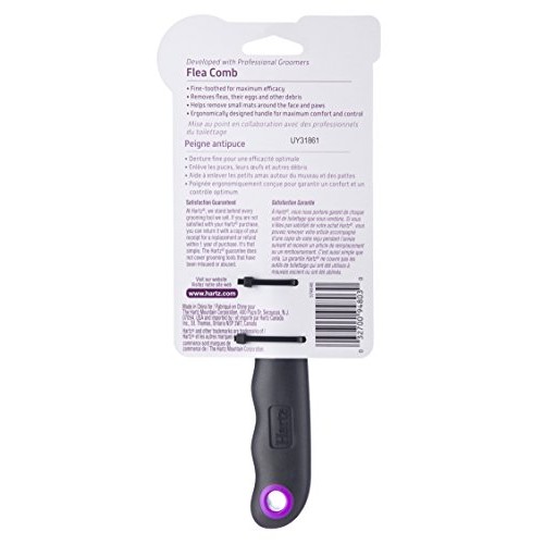 Hartz Groomers Best Flea Comb for Dogs and Cats, Fine-Toothed Fl...