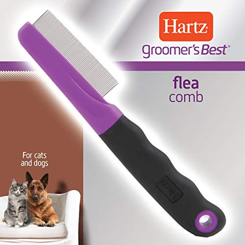 Hartz Groomers Best Flea Comb for Dogs and Cats, Fine-Toothed Fl...