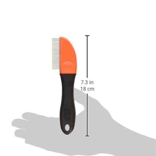 Hartz Groomers Best Flea Comb for Dogs and Cats, Fine-Toothed Fl...