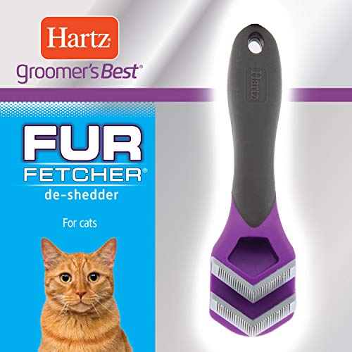 Hartz Groomers Best Fur Fetcher Deshedder Cat Brush, Deshedding ...