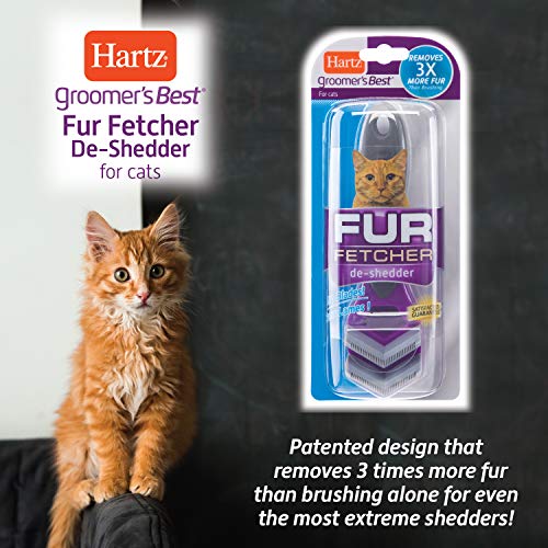 Hartz Groomers Best Fur Fetcher Deshedder Cat Brush, Deshedding ...