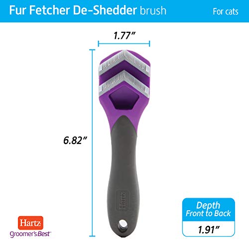 Hartz Groomers Best Fur Fetcher Deshedder Cat Brush, Deshedding ...