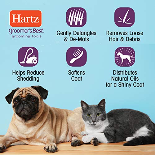 Hartz Groomers Best Fur Fetcher Deshedder Cat Brush, Deshedding ...