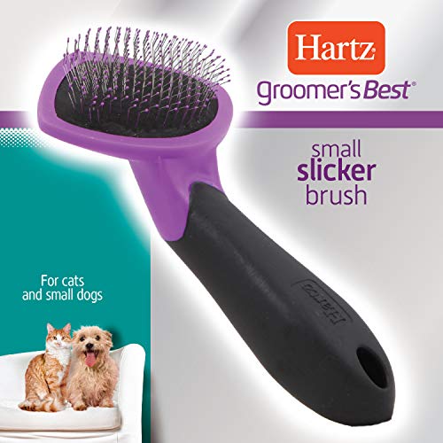 HARTZ, Groomers Best Small Slicker Brush for Cats and Small Dogs...